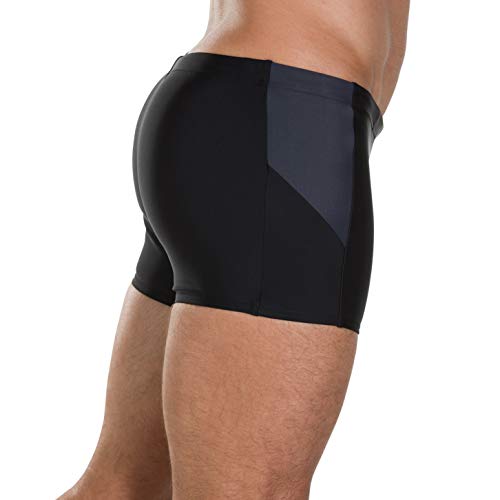 Speedo - Bañador de Buceo para Hombre, Hombre, Color Boom Blk/Aqua Splash/Oxid, tamaño Size: 34