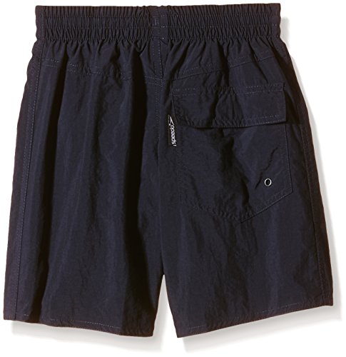 Speedo Challenge de 15" Pantalones Cortos, Junior Boys, Navy/Blanco Raya, M