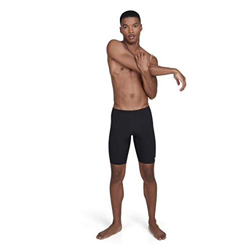 Speedo Essential Endurance+ Pantalones Cortos, Adult Male, Negra, 38 (ES 95 CM)