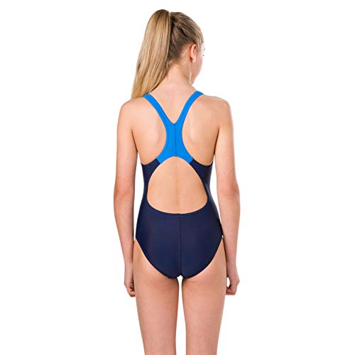 Speedo HippyHop Placement Digital Splashback Bañador, Junior Girls, Azul Marino/Azul, 30 (11-12 años) Speedo HippyHop Placement Digital Splashback Bañador, Junior Girls, Azul Marino/Azul, 30 (11-12 años)