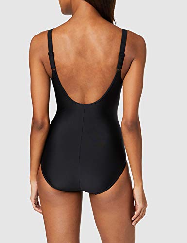 Speedo, Traje de Baño Para Mujer, Negro (Black), 54 (Tamaño del fabricante: 46)