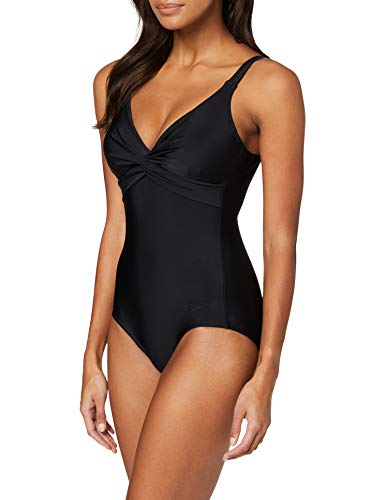 Speedo, Traje de Baño Para Mujer, Negro (Black), 54 (Tamaño del fabricante: 46)