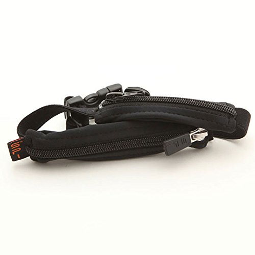 Spibelt Original Dual Pocket Sport Black Zipper Bolsa para Correr, Unisex Adulto, Negro, S-XL