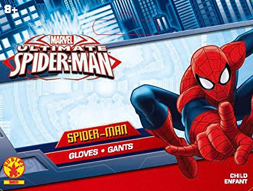 Spiderman - Guantes para disfraz de niño, talla Única (Rubie's 35631) Spiderman - Guantes para disfraz de niño, talla Única (Rubie's 35631)