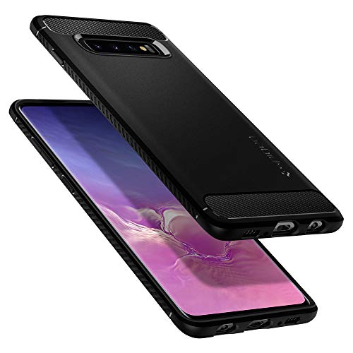 Spigen Funda Rugged Armor Compatible con Samsung Galaxy S10 Plus - Negro Spigen Funda Rugged Armor Compatible con Samsung Galaxy S10 Plus - Negro