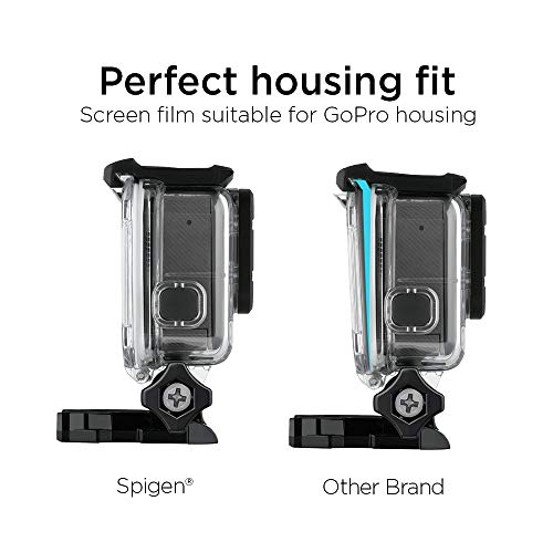 Spigen, Protector de Pantalla para GoPro Hero7/6/5, 6 Pack (2 * Cristal Templado para Camera + 4 * Protector Pantalla para Screen), Gopro Accesorios, Transparente, Anti-Scratch (S47GL26221)