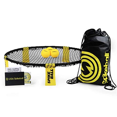 Spikeball - Juego de 3 Bolas - para Jugar al Aire Libre o a Cubierto, sobre el césped, en el Pista, la Playa, el Parque. Incluye 3 Bolas, Bolsa para transportarlo y Libro de Reglas.