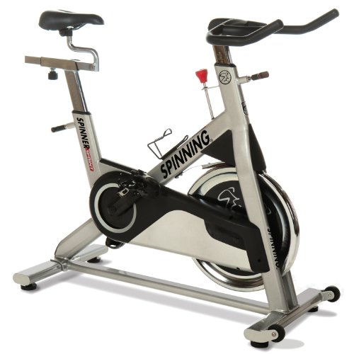 SPINNING® Indoor Cycle Sprint Premium Bike - Bicicletas estáticas Fitness (Indoor, Original), Color Gris Metalizado