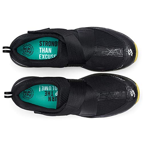 Spiuk Sportline Indoor Zapatilla Motiv, Adultos Unisex, Negro/Amarillo, T. 40 Spiuk Sportline Indoor Zapatilla Motiv, Adultos Unisex, Negro/Amarillo, T. 40