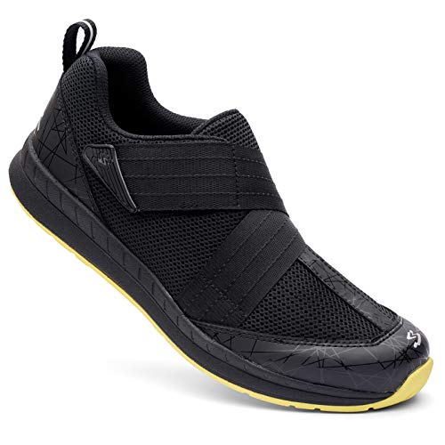 Spiuk Sportline Indoor Zapatilla Motiv, Adultos Unisex, Negro/Amarillo, T. 40 Spiuk Sportline Indoor Zapatilla Motiv, Adultos Unisex, Negro/Amarillo, T. 40