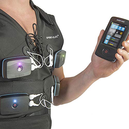 Sport-Elec - Chaleco Combi Electroestimulación Compatible con múltiples Marcas, Accesorio para Adulto, Unisex, Negro, S/M Sport-Elec - Chaleco Combi Electroestimulación Compatible con múltiples Marcas, Accesorio para Adulto, Unisex, Negro, S/M