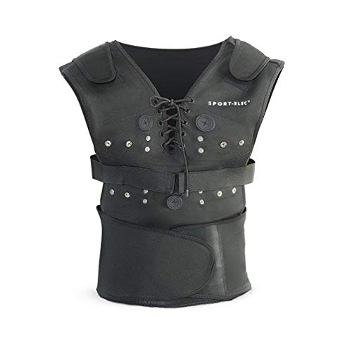 Sport-Elec - Chaleco Combi Electroestimulación Compatible con múltiples Marcas, Accesorio para Adulto, Unisex, Negro, S/M Sport-Elec - Chaleco Combi Electroestimulación Compatible con múltiples Marcas, Accesorio para Adulto, Unisex, Negro, S/M