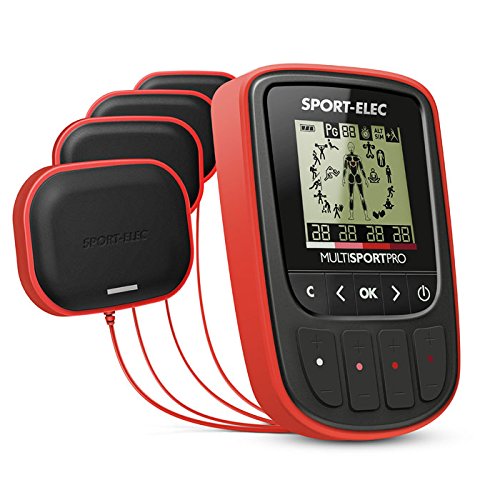 Sport-Elec Multisport Pro Nuevo con cinturón Abdominal ergonómico Electroestimulador, Unisex Adulto, Rojo, Talla Única Sport-Elec Multisport Pro Nuevo con cinturón Abdominal ergonómico Electroestimulador, Unisex Adulto, Rojo, Talla Única
