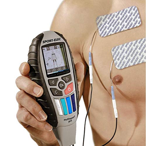 Sport-Elec Multisport Pro Precision MaxIBELT - Electroestimulador para Adulto, Unisex, Negro, Azul, Talla única Sport-Elec Multisport Pro Precision MaxIBELT - Electroestimulador para Adulto, Unisex, Negro, Azul, Talla única