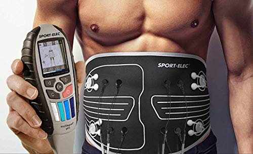 Sport-Elec Multisport Pro Precision MaxIBELT - Electroestimulador para Adulto, Unisex, Negro, Azul, Talla única Sport-Elec Multisport Pro Precision MaxIBELT - Electroestimulador para Adulto, Unisex, Negro, Azul, Talla única