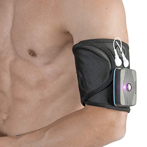 SPORTELEC Brazalete Combi Electroestimulación Compatible con múltiples Marcas, Accesorios para Adultos, Unisex, Negro, S/M