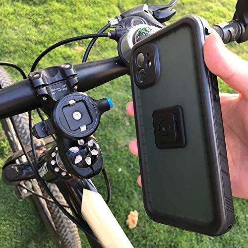 SPORTLINK Soporte Movil Bicicleta para iPhone 11 Pro MAX - Soporte Moto & Funda Impermeable iPhone 11 Pro MAX, Porta Bike Mount para 20-35 mm Manillar (6,5 Pulgadas) SPORTLINK Soporte Movil Bicicleta para iPhone 11 Pro MAX - Soporte Moto & Funda Impermeable iPhone 11 Pro MAX, Porta Bike Mount para 20-35 mm Manillar (6,5 Pulgadas)