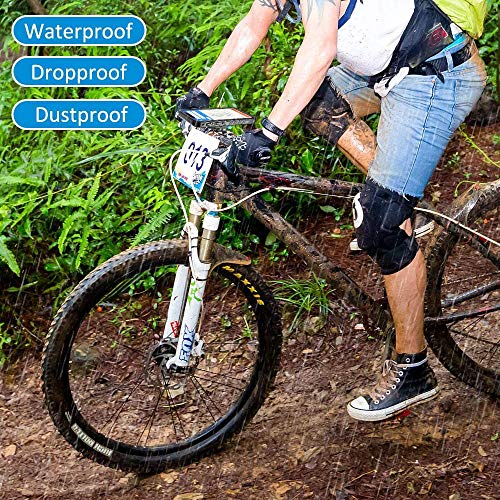 SPORTLINK Soporte Movil Bicicleta para iPhone 11 Pro MAX - Soporte Moto & Funda Impermeable iPhone 11 Pro MAX, Porta Bike Mount para 20-35 mm Manillar (6,5 Pulgadas)