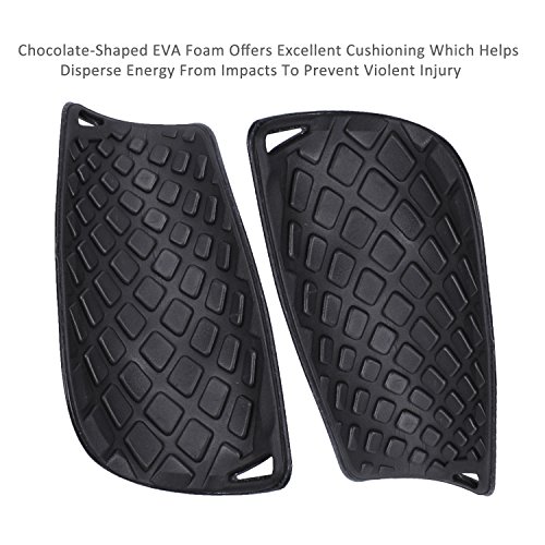 Sportout - Espinilleras de fútbol para niños y jóvenes con Mangas elásticas, Ofrece una protección Integral para Sus piernas (Negro, L) Sportout - Espinilleras de fútbol para niños y jóvenes con Mangas elásticas, Ofrece una protección Integral para Sus piernas (Negro, L)
