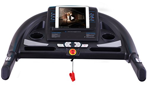 SportPlus Cinta de Correr - Cinta Andadora con Altavoz Integrado, Ajuste de Inclinación Automático hasta un 16%, máx. Velocidad 20 km/h y Peso de Usuario 110 kg SportPlus Cinta de Correr - Cinta Andadora con Altavoz Integrado, Ajuste de Inclinación Automático hasta un 16%, máx. Velocidad 20 km/h y Peso de Usuario 110 kg