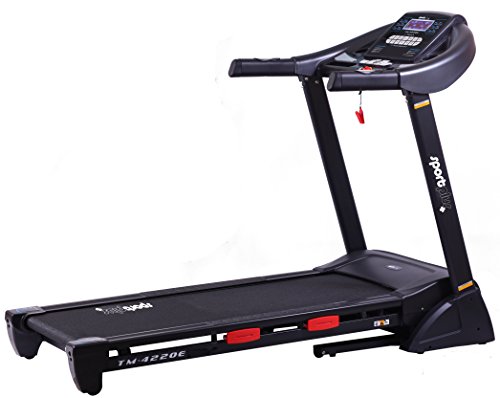SportPlus Cinta de Correr - Cinta Andadora con Altavoz Integrado, Ajuste de Inclinación Automático hasta un 16%, máx. Velocidad 20 km/h y Peso de Usuario 110 kg SportPlus Cinta de Correr - Cinta Andadora con Altavoz Integrado, Ajuste de Inclinación Automático hasta un 16%, máx. Velocidad 20 km/h y Peso de Usuario 110 kg