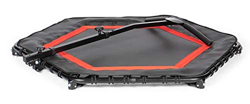 SportPlus Trampolin SP-T-111F-R Cama Elástica Fitness, Unisex-Adultos, Rojo, Aprox. 111 x 124 x 90-115 cm (LxAnxAl) SportPlus Trampolin SP-T-111F-R Cama Elástica Fitness, Unisex-Adultos, Rojo, Aprox. 111 x 124 x 90-115 cm (LxAnxAl)