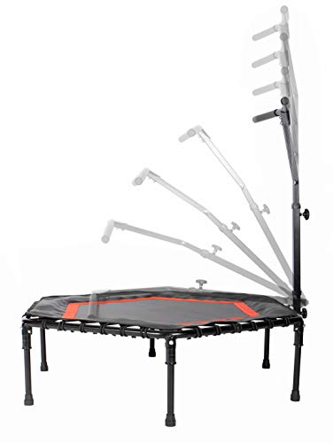 SportPlus Trampolin SP-T-111F-R Cama Elástica Fitness, Unisex-Adultos, Rojo, Aprox. 111 x 124 x 90-115 cm (LxAnxAl) SportPlus Trampolin SP-T-111F-R Cama Elástica Fitness, Unisex-Adultos, Rojo, Aprox. 111 x 124 x 90-115 cm (LxAnxAl)