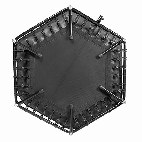 SportPlus Trampolin SP-T-111F-R Cama Elástica Fitness, Unisex-Adultos, Rojo, Aprox. 111 x 124 x 90-115 cm (LxAnxAl) SportPlus Trampolin SP-T-111F-R Cama Elástica Fitness, Unisex-Adultos, Rojo, Aprox. 111 x 124 x 90-115 cm (LxAnxAl)