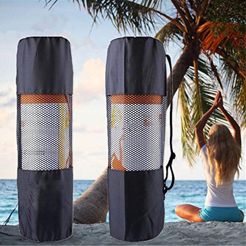 SportsBZN al Aire Libre Yoga Pilates Mat Neto Bolsa de Transporte Backpackage, Conveniente for el 183cm x 61cm Yoga Mat