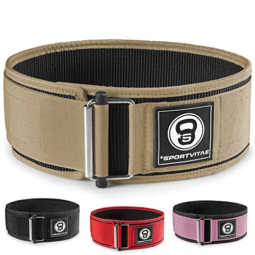 Sportvitae - Cinturón AUTOBLOCANTE Levantamiento de Pesas Nailon - Ideal Crossfit Musculación Halterofilia Powerlifting Fitness Entrenamientos de Fuerza - Ligero Resistente Ajustable - Hombre y Mujer Sportvitae - Cinturón AUTOBLOCANTE Levantamiento de Pesas Nailon - Ideal Crossfit Musculación Halterofilia Powerlifting Fitness Entrenamientos de Fuerza - Ligero Resistente Ajustable - Hombre y Mujer