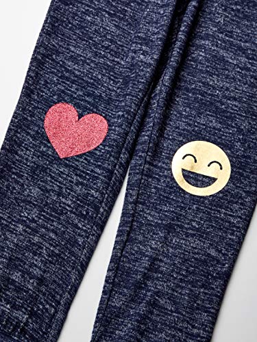 Spotted Zebra 2-Pack Cozy Knit Joggers pants, Emoji/Pink, 3 años