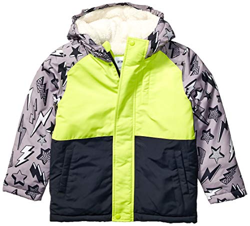 Spotted Zebra Warm Puffer Coat Infant-and-Toddler-Down-Alternative-Outerwear-Coats, Lightning Bolts, Medium / 8 US Spotted Zebra Warm Puffer Coat Infant-and-Toddler-Down-Alternative-Outerwear-Coats, Lightning Bolts, Medium / 8 US