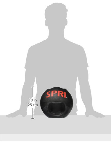 SPRI Dual Grip Xerball - Balón medicina, 20 pulgadas