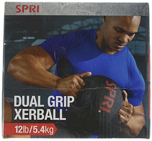 SPRI Dual Grip Xerball - Balón medicina, 20 pulgadas