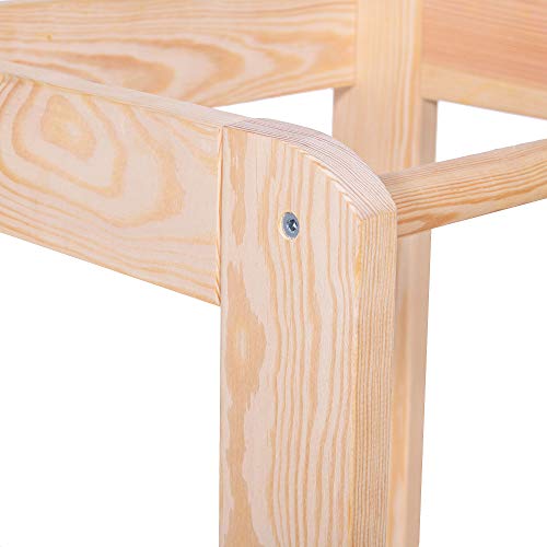 SPRINGOS Kitchen Helper|Utensilio de cocina para niños pequeños|90 x 39 x 52 cm|Madera maciza | Torre | Estable | Madera de pino | Trona | Muebles | Cocina | Plataforma SPRINGOS Kitchen Helper|Utensilio de cocina para niños pequeños|90 x 39 x 52 cm|Madera maciza | Torre | Estable | Madera de pino | Trona | Muebles | Cocina | Plataforma