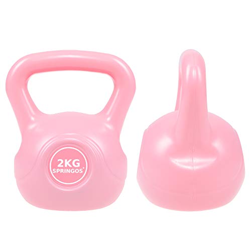SPRINGOS Pesa rusa Pesa rusa Pesas Pesas Pesas para Mujeres Levantamiento de Pesas Equipo Deportivo Fitness Entrenamiento Pesas Ejercicio Pesas Musculaciones Entrenamiento de Fuerza (Rosa 2 SPRINGOS Pesa rusa Pesa rusa Pesas Pesas Pesas para Mujeres Levantamiento de Pesas Equipo Deportivo Fitness Entrenamiento Pesas Ejercicio Pesas Musculaciones Entrenamiento de Fuerza (Rosa 2