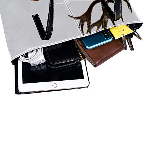 Sprint Elk - Bolso de piel para mujer, con asa de piel suave, para trabajo, viajes, bolsa de mensajero grande Sprint Elk - Bolso de piel para mujer, con asa de piel suave, para trabajo, viajes, bolsa de mensajero grande