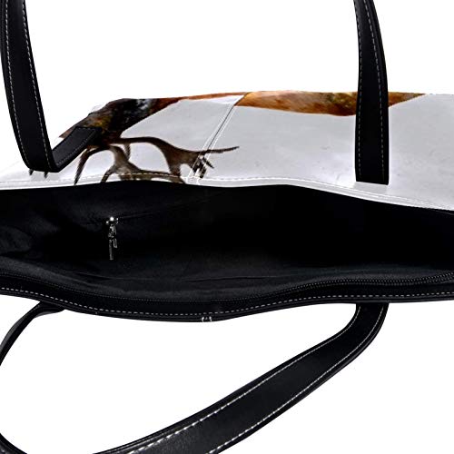Sprint Elk - Bolso de piel para mujer, con asa de piel suave, para trabajo, viajes, bolsa de mensajero grande Sprint Elk - Bolso de piel para mujer, con asa de piel suave, para trabajo, viajes, bolsa de mensajero grande