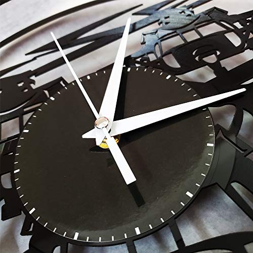 SQINAA Disco de Vinilo del Reloj de Pared de Cuarzo único silencioso Bar Decorativo decoración del Dormitorio de la música Rock de la Guitarra eléctrica,with led Light SQINAA Disco de Vinilo del Reloj de Pared de Cuarzo único silencioso Bar Decorativo decoración del Dormitorio de la música Rock de la Guitarra eléctrica,with led Light