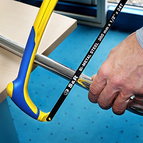 S&R Sierra para Metal y plastico con Hoja de repuesto bimetálica de 300 mm (1. Sierra para Metal y Plastico) S&R Sierra para Metal y plastico con Hoja de repuesto bimetálica de 300 mm (1. Sierra para Metal y Plastico)