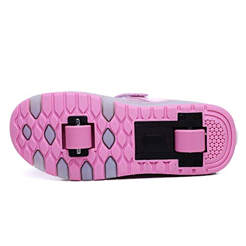 SRD-USB Recargable LED Luz Moda Aire Libre Parpadea Ajustable Rueda Roller Automática de Skate Zapatillas con Ruedas Zapatos Patines Deportes Zapatos Sneakers Running Shoes para Unisex Niños Niñas SRD-USB Recargable LED Luz Moda Aire Libre Parpadea Ajustable Rueda Roller Automática de Skate Zapatillas con Ruedas Zapatos Patines Deportes Zapatos Sneakers Running Shoes para Unisex Niños Niñas