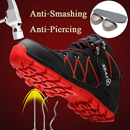 SROTER Mujer Hombre Invierno Botas de Seguridad Trabajo Zapatillas con Puntera de Acero Impermeables Botas de Nieve Zapatos de Trabajo Entrenador Unisex Zapatillas de Senderismo SROTER Mujer Hombre Invierno Botas de Seguridad Trabajo Zapatillas con Puntera de Acero Impermeables Botas de Nieve Zapatos de Trabajo Entrenador Unisex Zapatillas de Senderismo