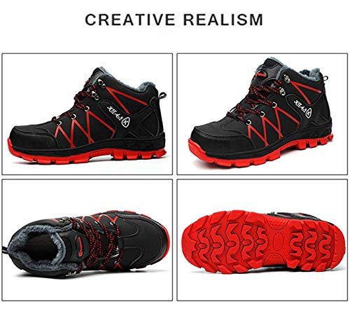 SROTER Mujer Hombre Invierno Botas de Seguridad Trabajo Zapatillas con Puntera de Acero Impermeables Botas de Nieve Zapatos de Trabajo Entrenador Unisex Zapatillas de Senderismo SROTER Mujer Hombre Invierno Botas de Seguridad Trabajo Zapatillas con Puntera de Acero Impermeables Botas de Nieve Zapatos de Trabajo Entrenador Unisex Zapatillas de Senderismo