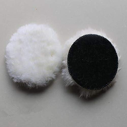 SSB-PGL 2pcs 2 Pulgadas de 50 mm Redondo Blanco de la Felpa de Lana Hojas de Disco de la Rueda de Pulido Polaco Accesorios for Discos (Size : 50mm(2")) SSB-PGL 2pcs 2 Pulgadas de 50 mm Redondo Blanco de la Felpa de Lana Hojas de Disco de la Rueda de Pulido Polaco Accesorios for Discos (Size : 50mm(2"))