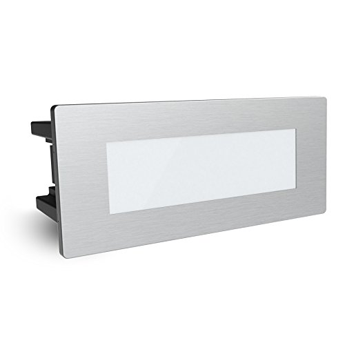 SSC-LUXon® Piko-S - Juego de 5 lámparas LED de pared para exteriores (acero inoxidable cepillado, IP65, 230 V, 1,5 W, luz blanca neutra) SSC-LUXon® Piko-S - Juego de 5 lámparas LED de pared para exteriores (acero inoxidable cepillado, IP65, 230 V, 1,5 W, luz blanca neutra)