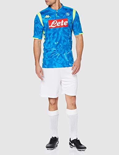 SSC NAPOLI Home Europa 2018/2019 - Camiseta de competición para Hombre, Hombre, 3032VP0, Azul Claro, S