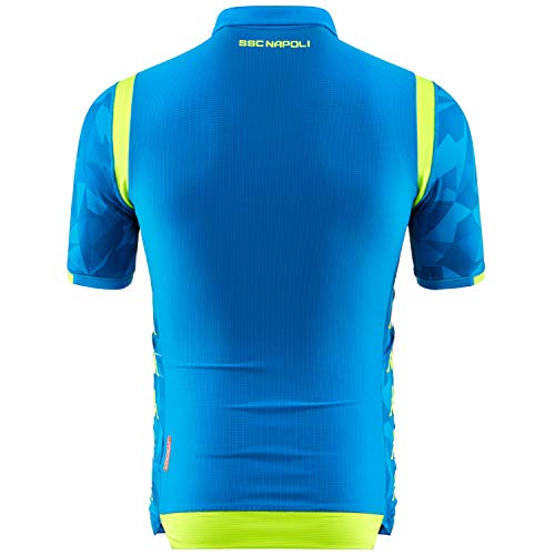 SSC NAPOLI Home Europa 2018/2019 - Camiseta de competición para Hombre, Hombre, 3032VP0, Azul Claro, S