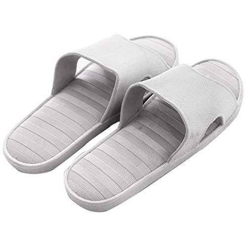 SSG Home Deslizadores de los Zapatos de la Familia Zapatos Dormitorio Ducha Grueso de PVC Verano Antideslizantes Suaves 360 ° Curvada Transpirable Sandalias Opcionales