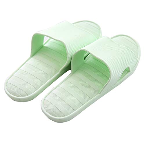 SSG Home Deslizadores de los Zapatos de la Familia Zapatos Dormitorio Ducha Grueso de PVC Verano Antideslizantes Suaves 360 ° Curvada Transpirable Sandalias Opcionales