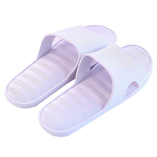 SSG Home Deslizadores de los Zapatos de la Familia Zapatos Dormitorio Ducha Grueso de PVC Verano Antideslizantes Suaves 360 ° Curvada Transpirable Sandalias Opcionales